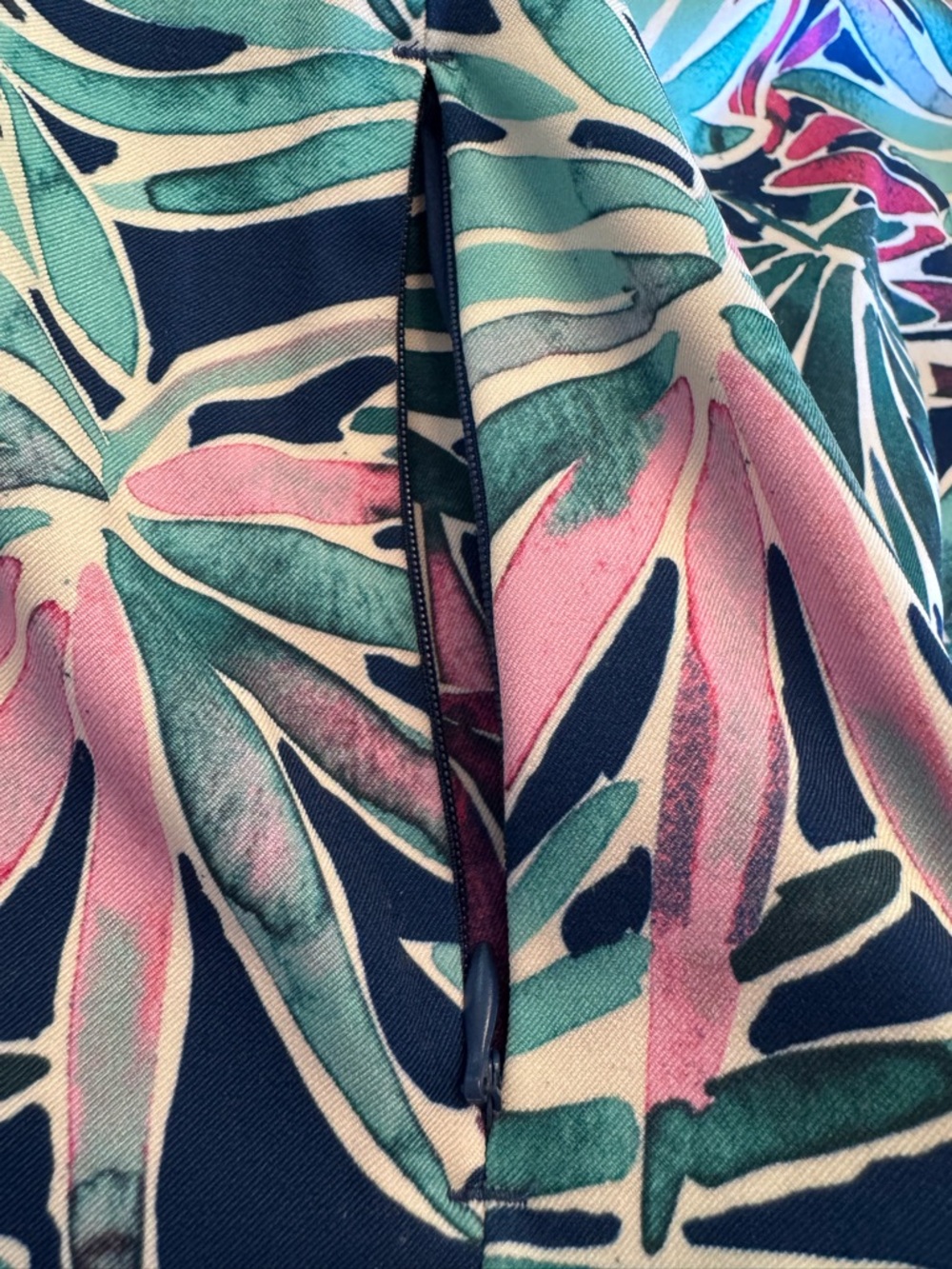 Sigrid Olsen Tropical Scalloped Hem Golf Tennis Dress XL - Picture 5 of 6